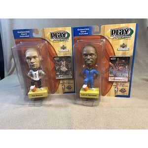 UD Latrell Sprewell & Tim Duncan Collectible Bobblehead All Star Warm Up Edition